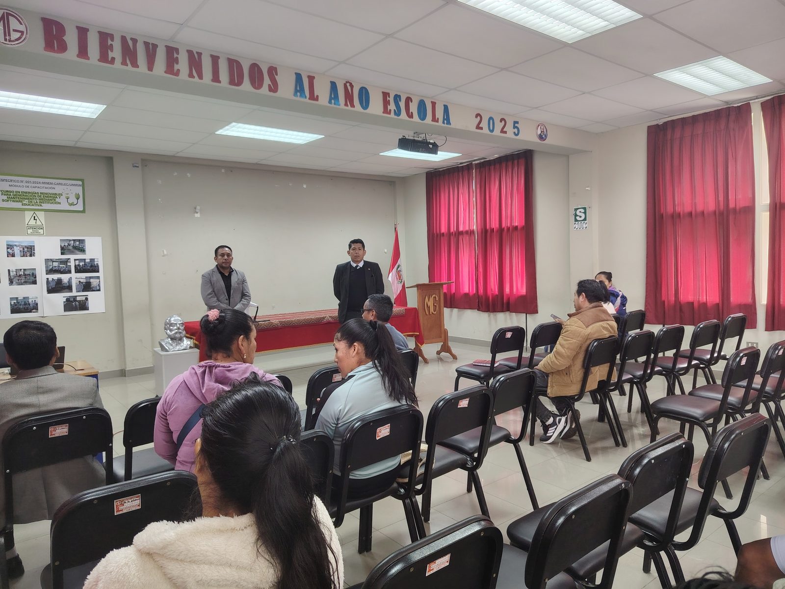 Bienvenida al año escolar - comunidad educativa Miguel Grau