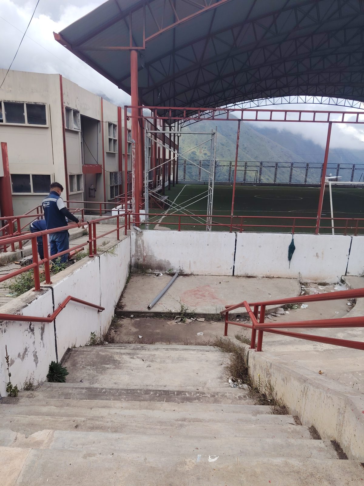 Estado anterior del teatrín antes de la construcción