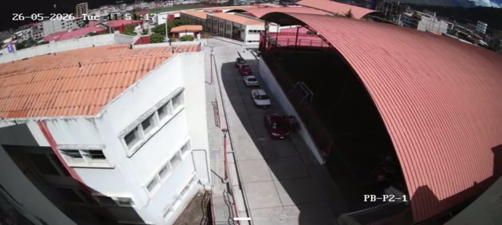 Vista de cámaras del nivel secundaria